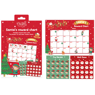 Christmas Santa's Reward Wall Chart Set