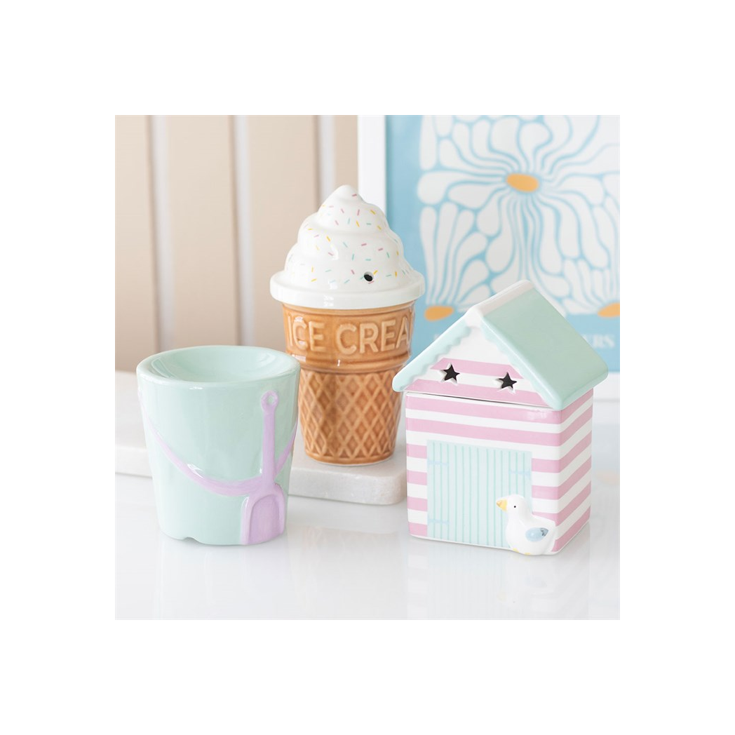 Pastel Beach Hut Oil Burner