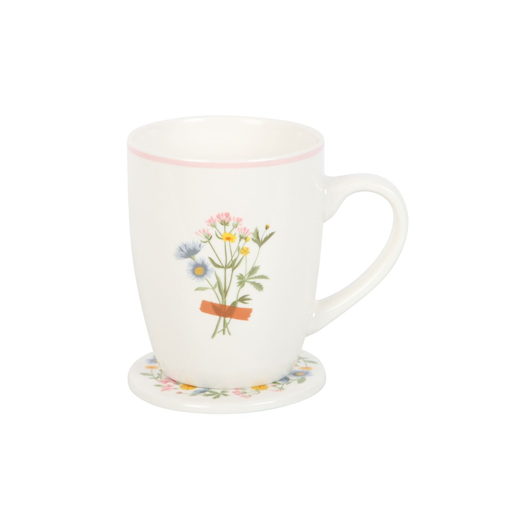 If Mums Were Flowers Floral Mug & Coaster Set