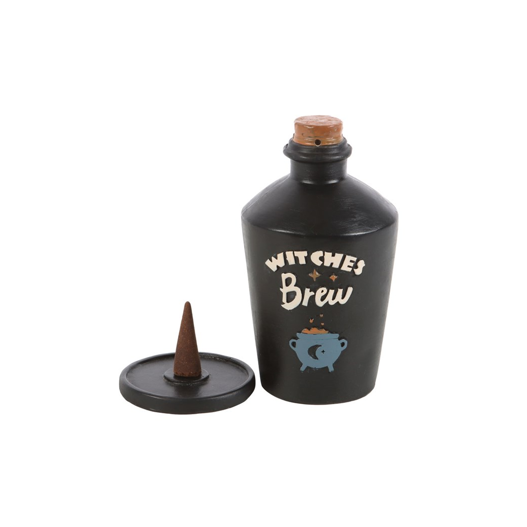 Witches Brew Potion Bottle Incense Cone Burner