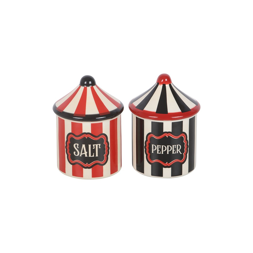 Circus Tent Salt and Pepper Shakers