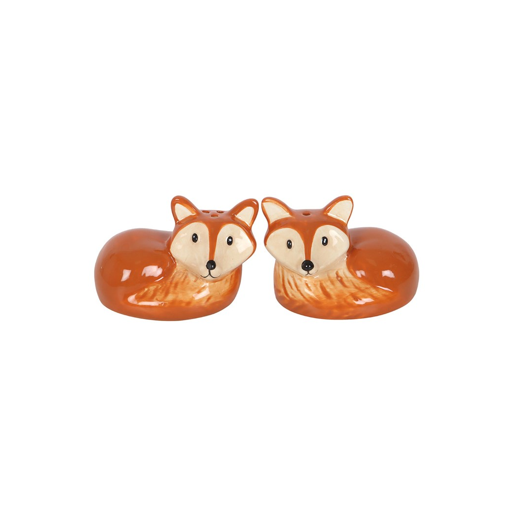 Fox Salt and Pepper Shakers