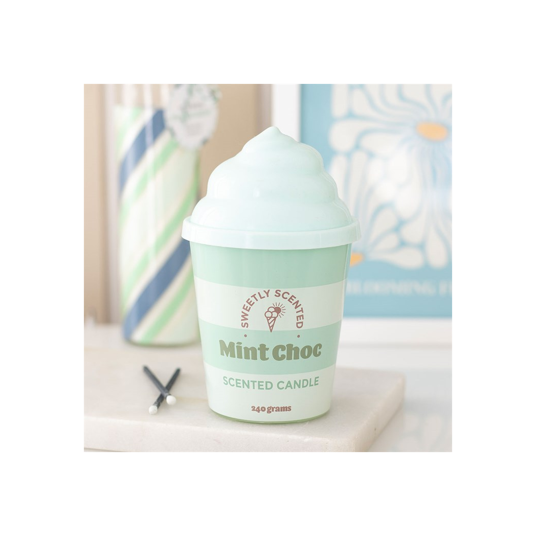 Mint Choc Ice Cream Scented Candle
