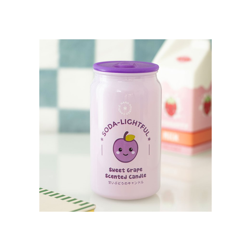 Sweet Grape Soda Can Candle